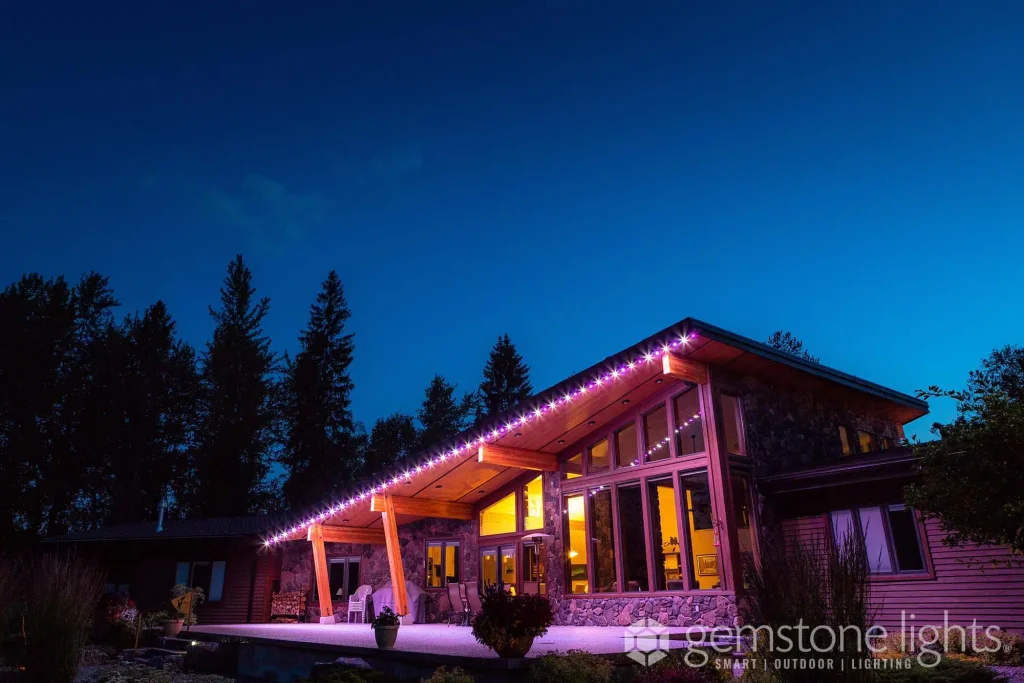 Custom wood Decks & Pergolas installed by professionals, showing clean lines, strong railings, and integrated lighting